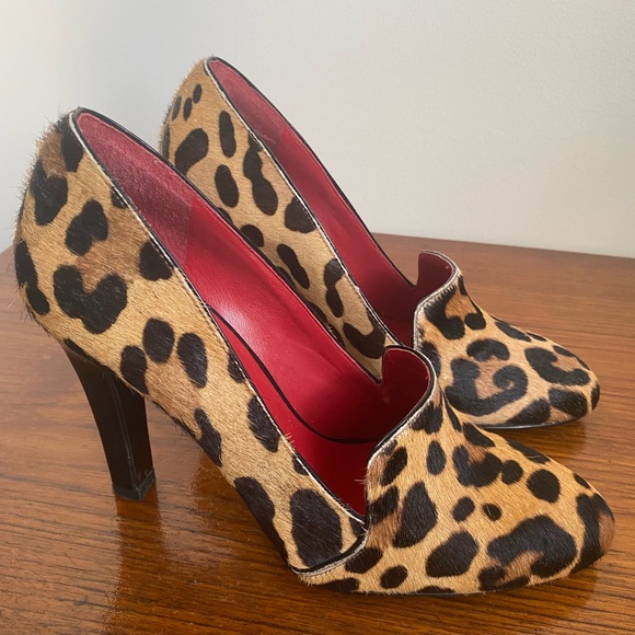 Nine West Leopard Print Heels - Picture 13 of 14